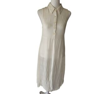 Reformation Sleeveless Shirt/Tunic Dress Size‎ XS